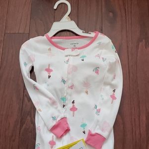 Carters NWT ballerina footie pajamas